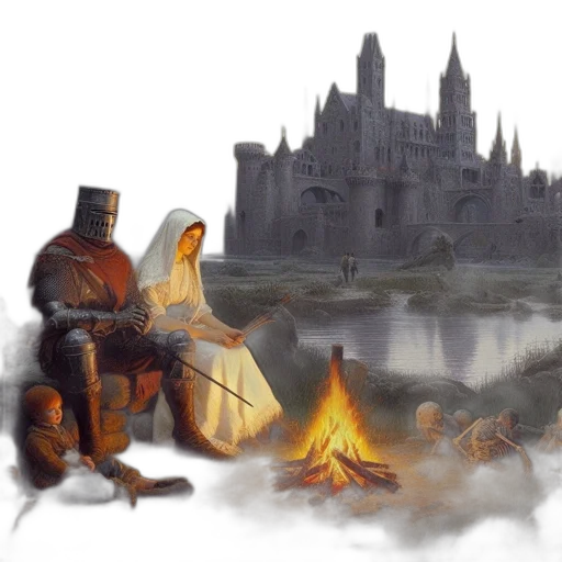 sword, crown, fantasy art, concept art transparent PNG cut-out