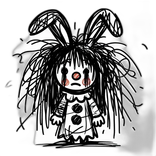 creature, mask, hair, animal transparent PNG cut-out