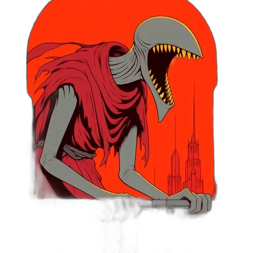 creature, mask, jacket, face transparent PNG cut-out