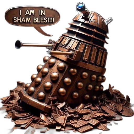 robot, iconic, dalek, doctor transparent PNG cut-out