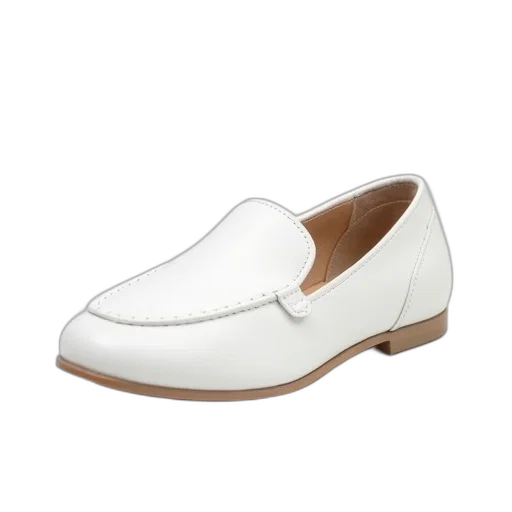 shoes, white, loafer, shoe transparent PNG cut-out