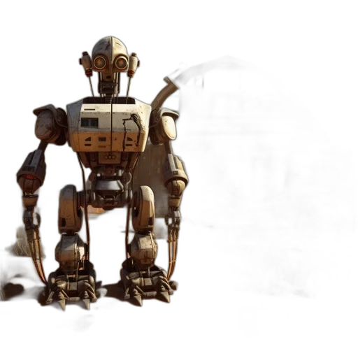 robot, weapon, animal, creature transparent PNG cut-out