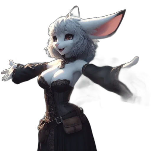 staff, weapon, dress, animal transparent PNG cut-out