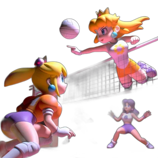 concept art, 3d render, pixel art, vaporwave transparent PNG cut-out