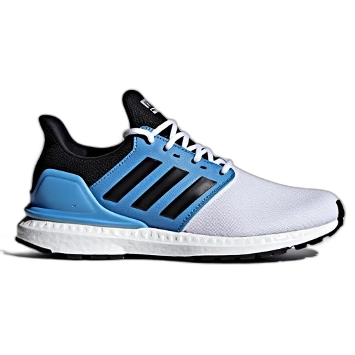 shoes, 3d render, blue, adidas transparent PNG cut-out