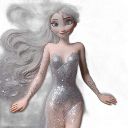 dress, 3d render, concept art, fantasy art transparent PNG cut-out