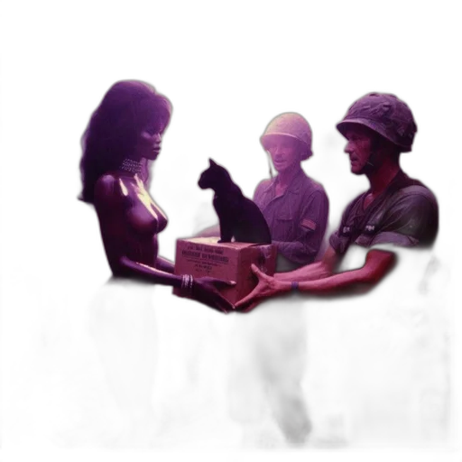 staff, hat, weapon, robot transparent PNG cut-out