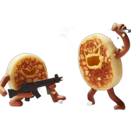 food, weapon, concept art, 3d render transparent PNG cut-out