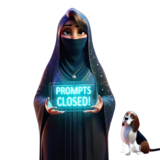 dress, concept art, 3d render, neon lights transparent PNG cut-out