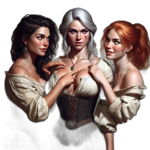 jewelry, fantasy art, concept art, comic book art transparent PNG cut-out