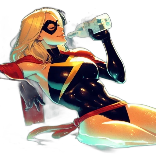 comic book art, concept art, cartoon, watercolor transparent PNG cut-out