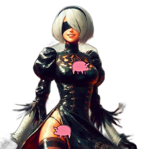 dress, robot, weapon, concept art transparent PNG cut-out