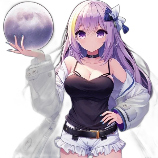 dress, staff, umbrella, creature transparent PNG cut-out