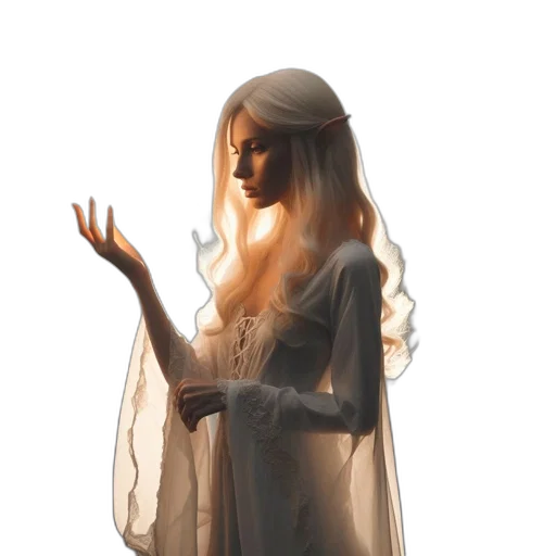 dress, concept art, fantasy art, anime transparent PNG cut-out