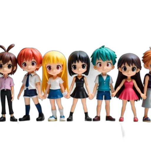 3d render, concept art, anime, cartoon transparent PNG cut-out