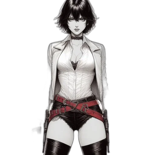jacket, dress, weapon, robot transparent PNG cut-out