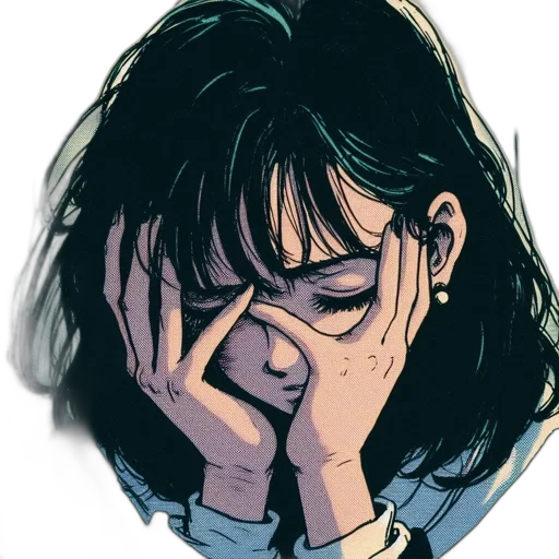 face, jacket, mask, comic book art transparent PNG cut-out