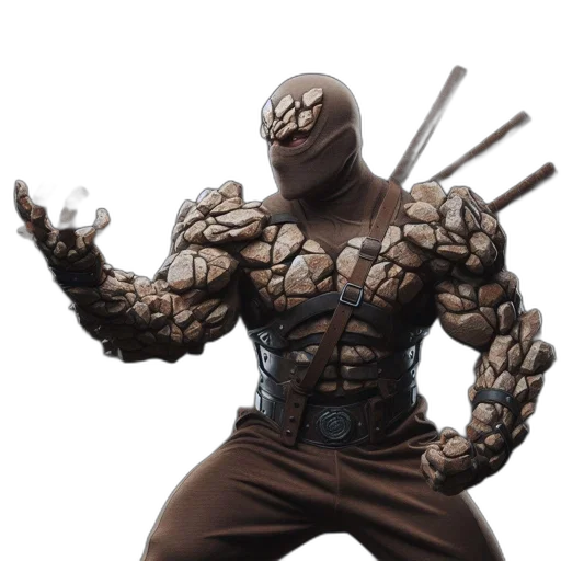 creature, concept art, comic book art, 3d render transparent PNG cut-out