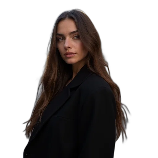 jacket, staff, face, dress transparent PNG cut-out