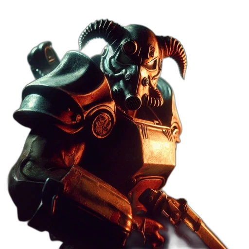 robot, mask, weapon, staff transparent PNG cut-out