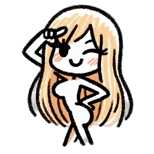 hair, mask, staff, creature transparent PNG cut-out