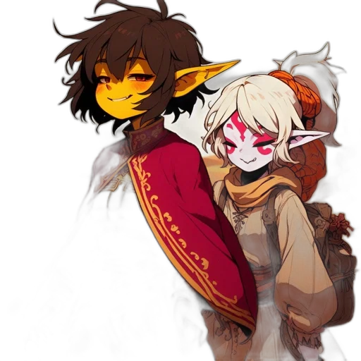 mask, staff, dragon, fantasy art transparent PNG cut-out