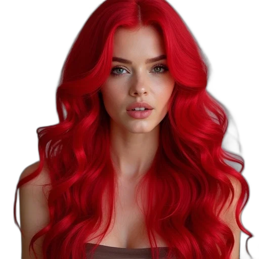 hair, photorealistic, fantasy art, cartoon transparent PNG cut-out