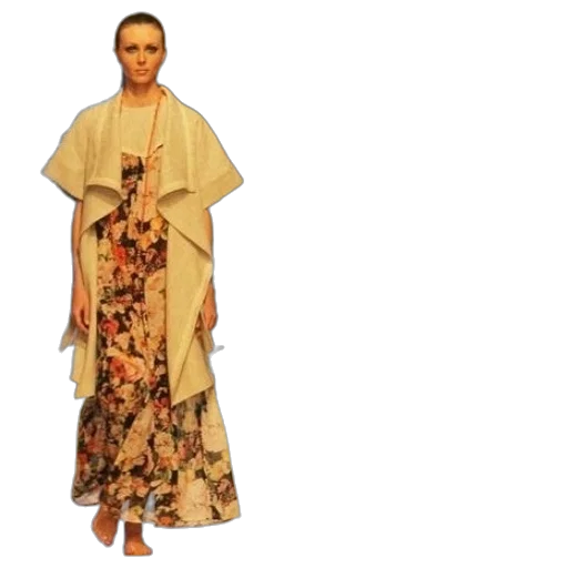 dress, earth tones, two, women transparent PNG cut-out