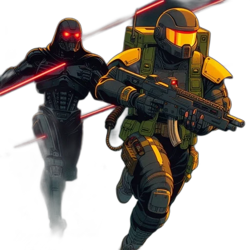 weapon, concept art, pixel art, comic book art transparent PNG cut-out