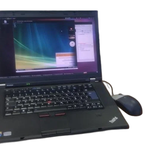 3d render, lenovo, thinkpad, laptop transparent PNG cut-out