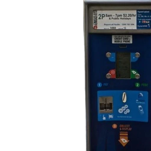 two, blue, parking, meters transparent PNG cut-out