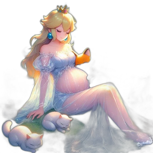 dress, crown, concept art, fantasy art transparent PNG cut-out