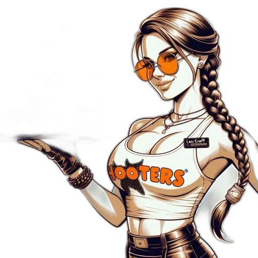 staff, robot, comic book art, cartoon transparent PNG cut-out