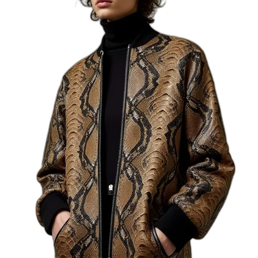 jacket, jewelry, dress, cyberpunk transparent PNG cut-out