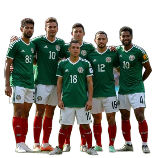 staff, mexico, soccer, team transparent PNG cut-out