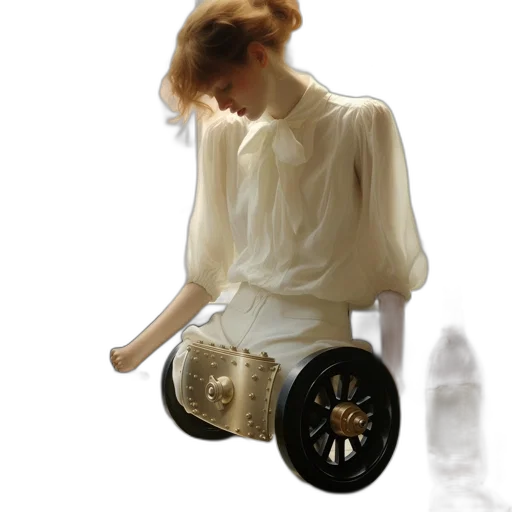 dress, furniture, robot, jewelry transparent PNG cut-out