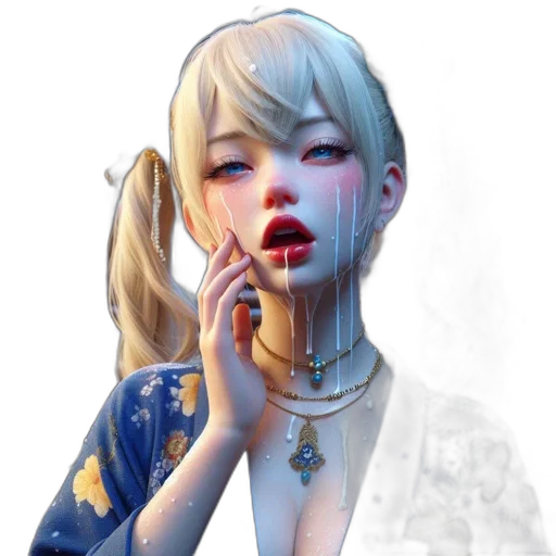face, dress, jewelry, robot transparent PNG cut-out