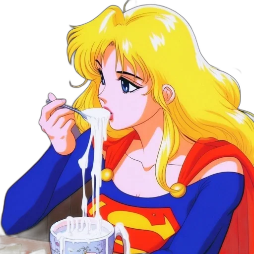 food, anime, vaporwave, comic book art transparent PNG cut-out