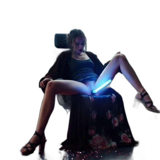 robot, staff, dress, shoes transparent PNG cut-out
