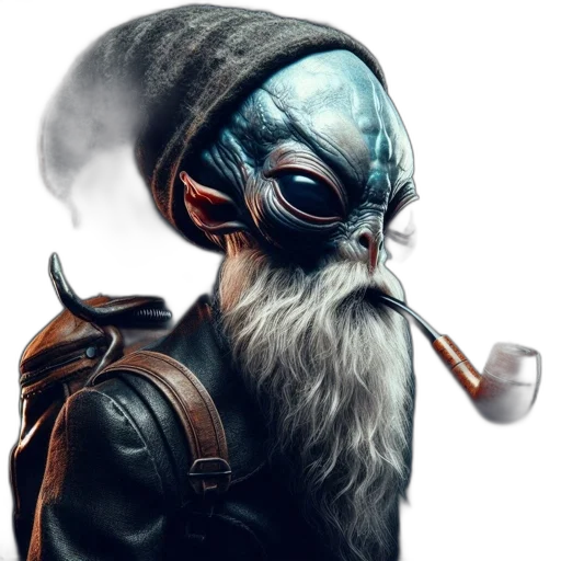 mask, staff, face, creature transparent PNG cut-out