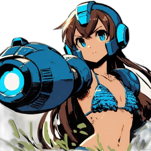 robot, weapon, anime, concept art transparent PNG cut-out
