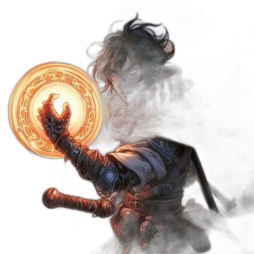 sword, dragon, mask, staff transparent PNG cut-out