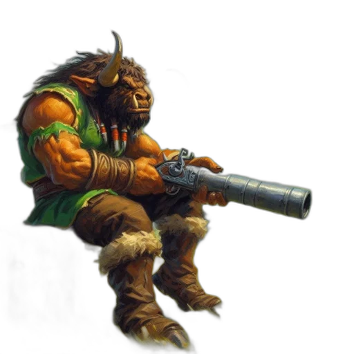 weapon, staff, creature, animal transparent PNG cut-out