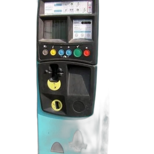 robot, staff, teal-colored, vending transparent PNG cut-out