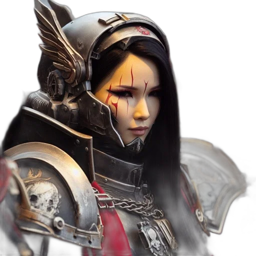 face, staff, fantasy art, concept art transparent PNG cut-out