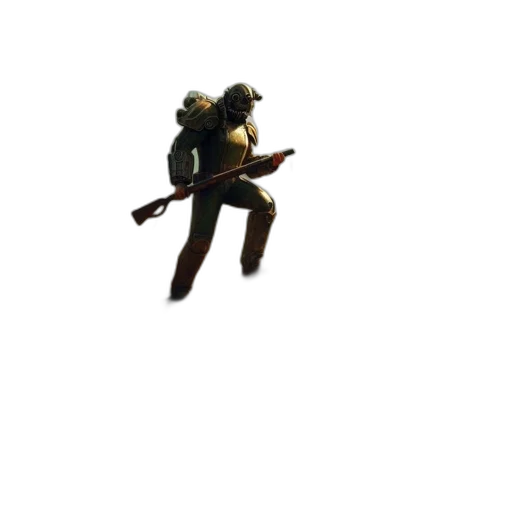weapon, staff, creature, jacket transparent PNG cut-out