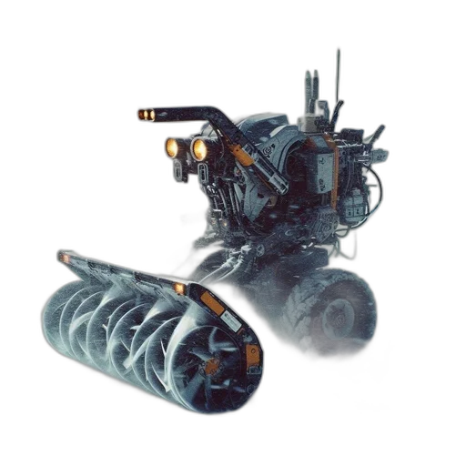 weapon, robot, car, staff transparent PNG cut-out