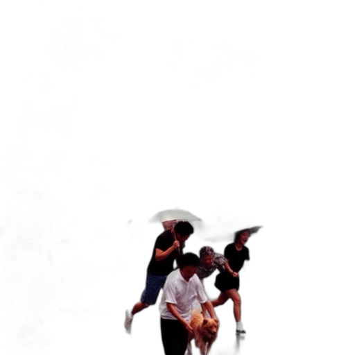 umbrella, staff, mask, hat transparent PNG cut-out