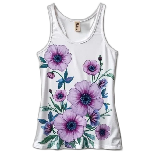 dress, white, tank, top transparent PNG cut-out