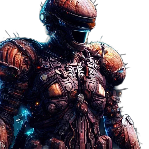robot, weapon, sword, mask transparent PNG cut-out